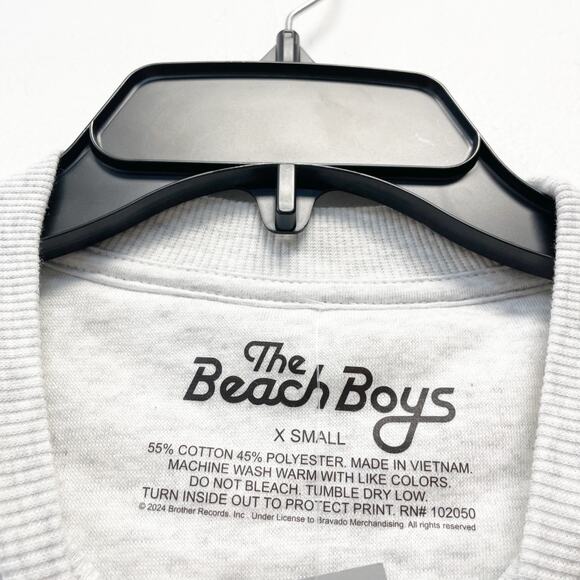 The Beach Boys Women's Mountain Graphic Sweatshirt Heather Gray Size XS - Picture 5 of 5